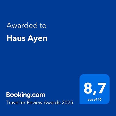 Apartament Haus Ayen Hanower Zewnętrze zdjęcie